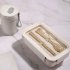 Bento Box For Office Leak Proof Sealed Lunch Dinner Containers Reusable Lunch Box With Compartments Microwave Safe  Chopsticks And Spoon Included  pink Rectangu