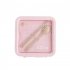 Bento Box For Office Leak Proof Sealed Lunch Dinner Containers Reusable Lunch Box With Compartments Microwave Safe  Chopsticks And Spoon Included  pink Rectangu