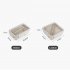 Bento Box For Office Leak Proof Sealed Lunch Dinner Containers Reusable Lunch Box With Compartments Microwave Safe  Chopsticks And Spoon Included  green Rectang