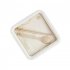 Bento Box For Office Leak Proof Sealed Lunch Dinner Containers Reusable Lunch Box With Compartments Microwave Safe  Chopsticks And Spoon Included  Beige Square 
