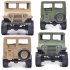Bg1522 1 14 RC Car Toys 2 4ghz Full Scale Proportion 4wd 15km h Off road Buggy Car with Drive Lights Army Green