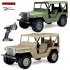 Bg1522 1 14 RC Car Toys 2 4ghz Full Scale Proportion 4wd 15km h Off road Buggy Car with Drive Lights Khaki
