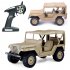Bg1522 1 14 RC Car Toys 2 4ghz Full Scale Proportion 4wd 15km h Off road Buggy Car with Drive Lights Khaki