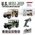 Bg1522 1 14 RC Car Toys 2 4ghz Full Scale Proportion 4wd 15km h Off road Buggy Car with Drive Lights Army Green