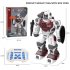 Bg1531 Kids Boys Remote Control Spray Robot 2 Modes 21 Functions RC Smart Gesture Sensor Kids Toys