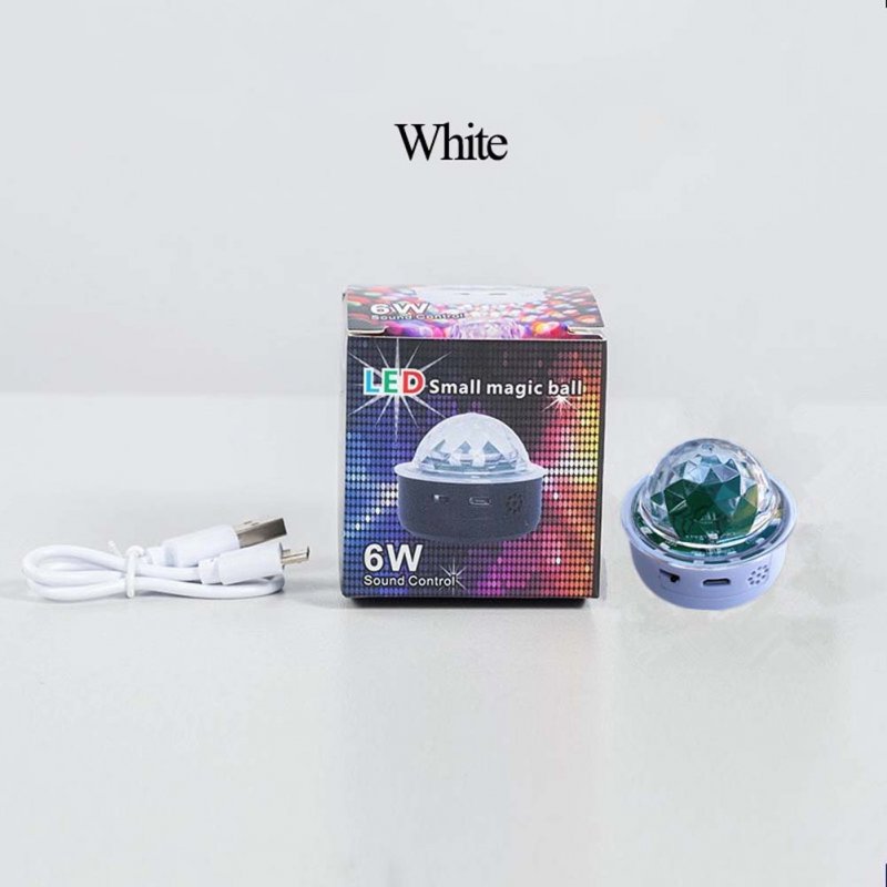 Led Colorful Stage Lights Portable Mini Rechargeable Refill Lamp For Disco Family Party Holiday Effect 