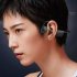 Bh328 Bone Conduction Headset 32g Memory Bluetooth compatible 5 3 Waterproof Outdoor Sports Riding Earphone Black