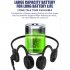 Bh628 Bone Conduction Headphones Noise Reduction Outdoor Sports Riding Headset With Earbuds Hands free With Microphone black
