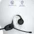 Bh628 Bone Conduction Headphones Noise Reduction Outdoor Sports Riding Headset With Earbuds Hands free With Microphone black