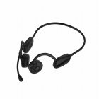 Bh628 Bone Conduction Headphones Noise Reduction Outdoor Sports Riding Headset With Earbuds Hands-free With Microphone black