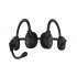 Bh628 Bone Conduction Headphones Noise Reduction Outdoor Sports Riding Headset With Earbuds Hands free With Microphone black