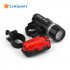 Bicycle Accessories Bike Lights Super Bright 5 LED Headlight 5 LED Changeable Taillight Set