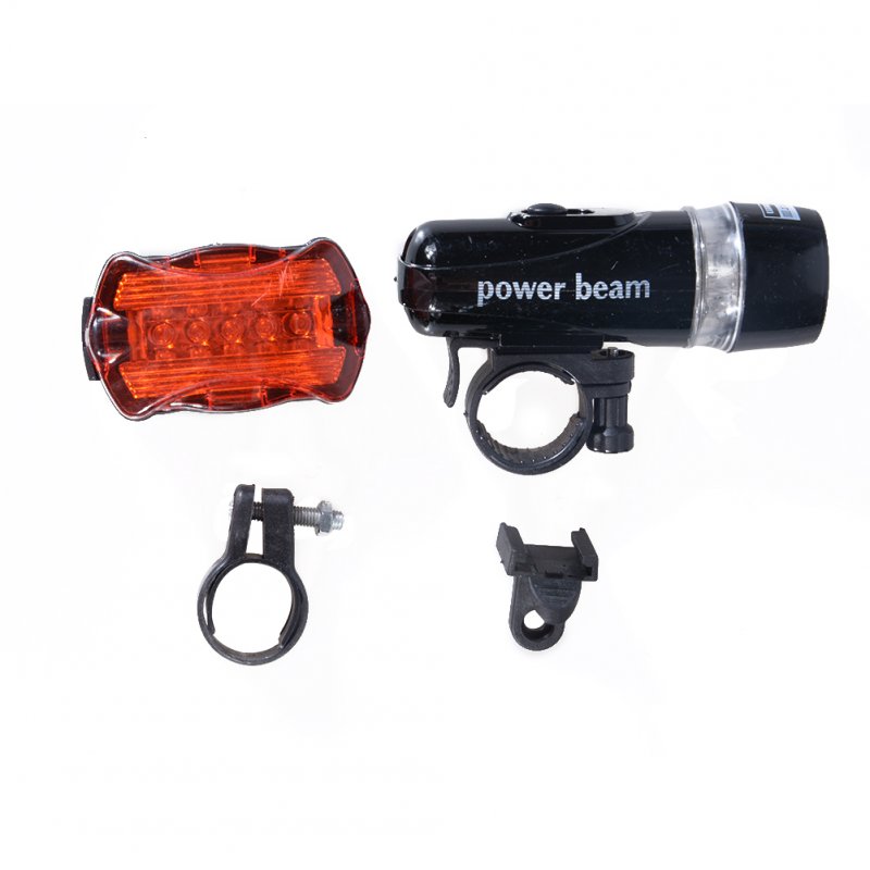 Bicycle Accessories Bike Lights Super Bright 5 LED Headlight 5 LED Changeable Taillight Set