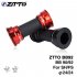Bicycle Axle ZTTO BB92 MTB Road Mountain Bike Bicycle Press Fit Bottom Brackets For Parts Prowheel 24mm Crankset Chainset black