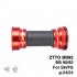 Bicycle Axle ZTTO BB92 MTB Road Mountain Bike Bicycle Press Fit Bottom Brackets For Parts Prowheel 24mm Crankset Chainset black