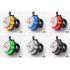 Bicycle Bell Aluminum Bike Bell Ring Horn Accessories Durable Crisp Loud Mountain Compass Bike Bell   Fit for 18 22mm Handlebar Random Color Random color free s