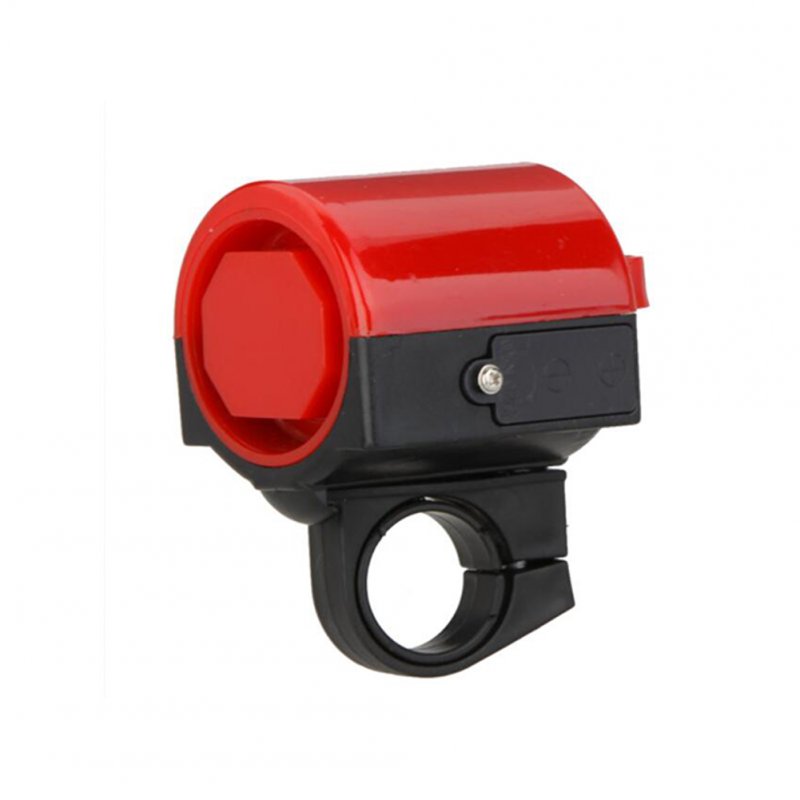 Bicycle Bell Road Bike Mountain Bike Bell Alarm Electronic Aluminum Alloy Handle-bar Bell red_One size