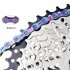Bicycle Chain SUMC 10S 11S 12S Chains Mountain MTB Semi Hollow Rainbow Chain Boxed 10 speed crossing color half hollow   strip Half hollow