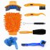 Bicycle Chain Washer Set Mountain Bike Accessory Bike Too Cleaning Brush 7 piece set One size
