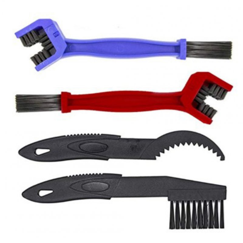 Bicycle Chain Washer Set Mountain Bike Accessory Bike Too Cleaning Brush Brush set of 4_One size