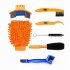 Bicycle Chain Washer Set Mountain Bike Accessory Bike Too Cleaning Brush 8 piece set One size