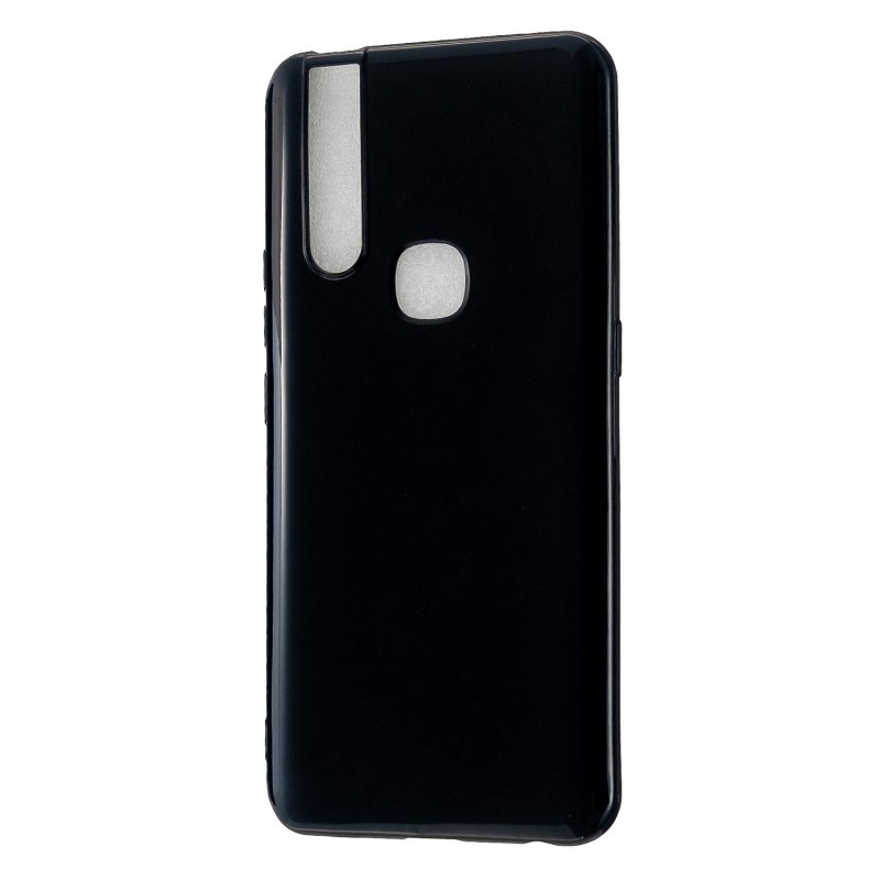 For VIVO V15/V15 Pro Cellphone Cover Slim Thin TPU Case Shock Absorption Mobile Phone Protective Cover  Bright black
