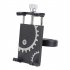 Bicycle Cycling Aluminum Alloy Phone Holder Metal Simple Design Stable Phone Bracket Adjustable 55 100mm 360 Degrees Rotation Holder silver