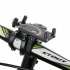 Bicycle Cycling Aluminum Alloy Phone Holder Metal Simple Design Stable Phone Bracket Adjustable 55 100mm 360 Degrees Rotation Holder silver