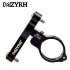 Bicycle Cycling Outdoor Water Bottle Clamp Bolt Cage Holder Adapter Support Aluminum Alloy Kettle Rack Mount black