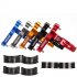 Bicycle Cycling Outdoor Water Bottle Clamp Bolt Cage Holder Adapter Support Aluminum Alloy Kettle Rack Mount black