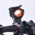 Bicycle Flashlight Clip Universal Mountain Road Bike Handlebar Torch Holder Cycling Lamp Air Pump Bracket Accessories Black   orange