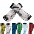Bicycle Handle Grips Mtb Handlebar Bilateral Rubber Lock Rubber 22 2mm Non slip Handle Grips White blue