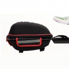 Bicycle Hard Cover Detachable Shell Package Tail Box with Mountain Bike Rack Bag Black red_28.5*19*18.5cm