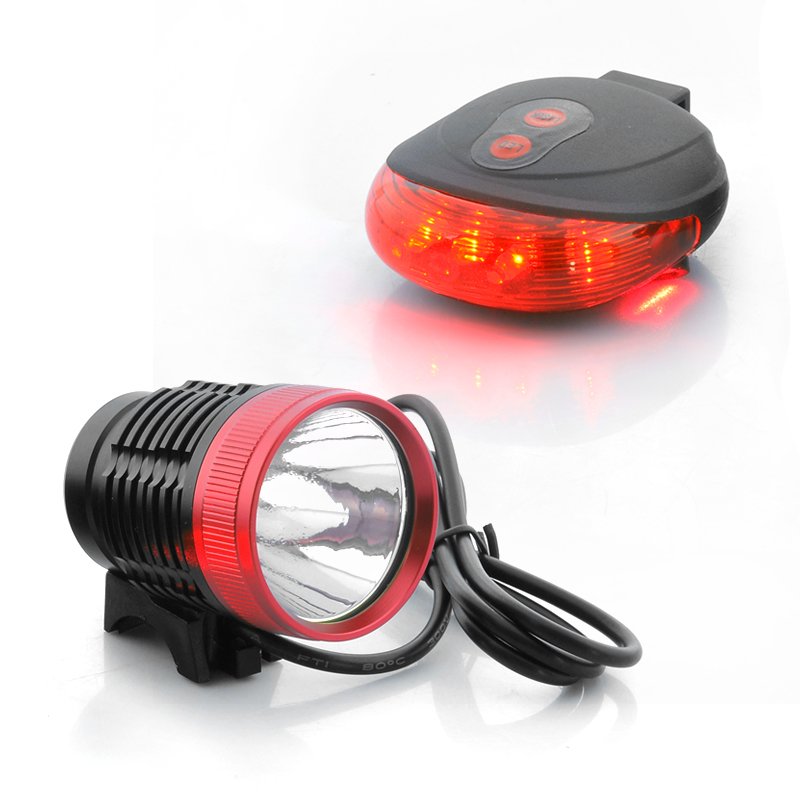 1300 Lumen Bicycle Headlight and Headlamp 