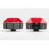 Bicycle Laser Tail Light has a Weatherproof and Diamond Shape design as well as featuring 9 Super Bright LEDs  3 Flashing Modes and Rechargeable Batteries