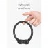 Bicycle  Lock Portable Four digit Combination Ring Lock Light Smart Small Oval Ring Anti theft Lock 11 5mm Green