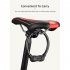 Bicycle  Lock Portable Four digit Combination Ring Lock Light Smart Small Oval Ring Anti theft Lock 12 600mm With lock frame black