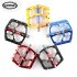 Bicycle Pedal Flat MTB Road 3 Bearings Bicycle Pedals Mountain Bike Pedals Wide Platform Pedal CX V15 red Free size
