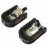 Bicycle Pedal Strong Alloy Bearing Folding Pedal black