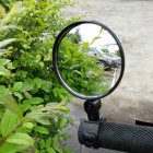 Bicycle Rearview Mirrors For Handlebar Cycling Rear View Bicycle MTB Bicycle Silicone Handle Rearview Mirror