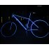 Bicycle Reflective Sticker Tape Noctilucent Waterproof Fluorescent Bike Decoration yellow 8 meters