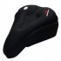 Bicycle Saddle Cover Silicone Thickened Mountain Bike Comfortable Sponge Bicycle Seat Cover black Length 28X width 18