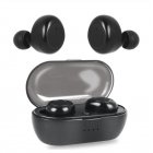 W12 TWS Wireless Earphone for IOS Android Mobile Phone Bluetooth 5.0 Multi-function Sports Headphone Touch Control Earbuds with Charging Box  Black button version