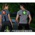 Bicycle Safety LED Light Warning Sports Vest USB Charging Riding Vest for Outdoors Night Running Walking