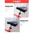 Bicycle Seat Breathable Bicycle Saddle Seat Soft Thickened Mountain Bike Bicycle Seat Cushion Cover purple blue