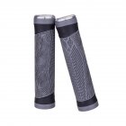 Bicycle Silicone Grip Cover Double Pass Comfortable Shock Absorbing gray