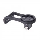 Bicycle <span style='color:#F7840C'>Speed</span> Meter Seat Extension Frame Stopwatch Extension Frame Compatible With GARMIN Bicycle Accessories black