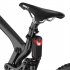 Bicycle Tail Light Saddle Seat post Mount Bracket Radar Bikes Saddle Support Compatible For Garmin Varia black