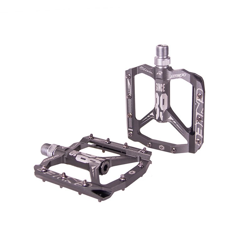 Bicycle Ultra Light Bearing Aluminum Alloy Pedal Mountain Bike Riding Spare Parts Titanium_One size