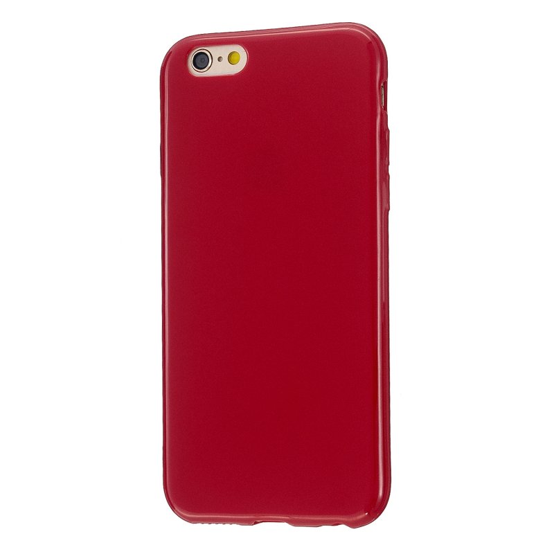For iPhone 5/5S/SE/6/6S/6 Plus/6S Plus/7/8/7 Plus/8 Plus Cellphone Cover Soft TPU Bumper Protector Phone Shell Rose red